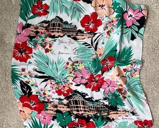 Diane Freis Silk Scarf for The American Club	20x20in	
