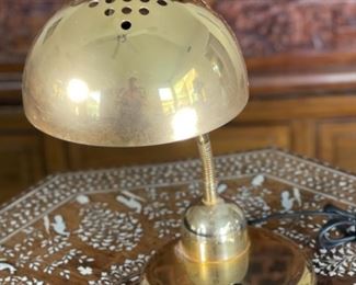 Gold Office Gooseneck Lamp FIRSTLIGHT Holland		
