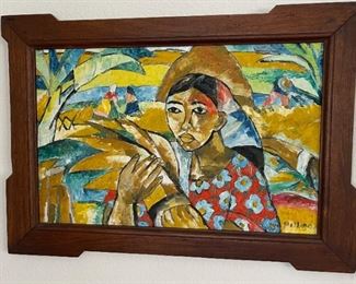 Original Art Belligioz	Frame: 22.5 x 31.5  Image 16.25 x 25	
