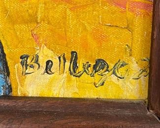 Original Art Belligioz	Frame: 22.5 x 31.5  Image 16.25 x 25	

