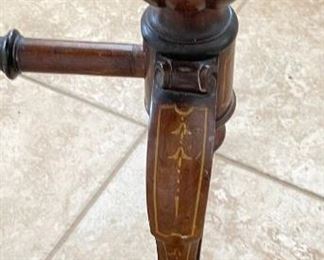 Antique Burl Wood Accent Table	38 x 29 x 20.5in	HxWxD
