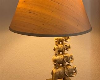 Stacked Elephant Lamp	27 x 17 diameter	

