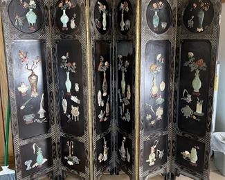 Chinese 6 Panel Screen Room Divider	72 x 96in	
