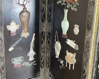 Chinese 6 Panel Screen Room Divider	72 x 96in	
