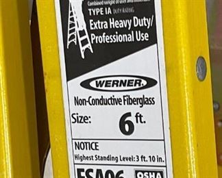 Werner 6ft Fiberglass Ladder FSA06	6ft	
