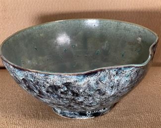 Japanese Ceramic Bowl	5in H x 12.25in diameter	
