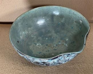 Japanese Ceramic Bowl	5in H x 12.25in diameter	

