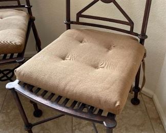 4pc Iron Chairs	34  x 19 x 22in	HxWxD
