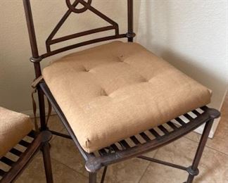 4pc Iron Chairs	34  x 19 x 22in	HxWxD
