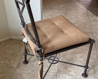 4pc Iron Chairs	34  x 19 x 22in	HxWxD
