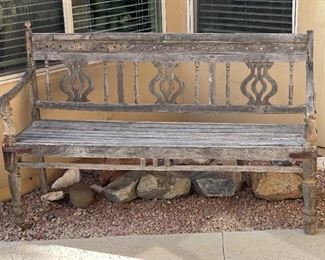 Rustic Bench	37 x 63 x 23in	HxWxD
