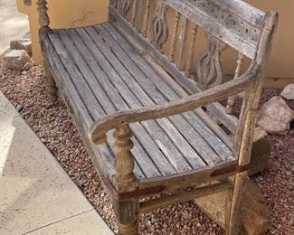Rustic Bench	37 x 63 x 23in	HxWxD
