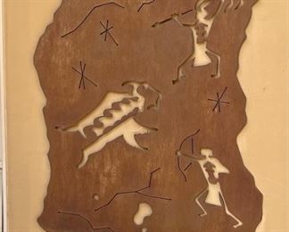 Rustic Metal Art Petroglyph	37 x 28in	
