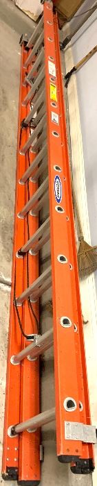 Werner 24' fiberglass extension ladder $120