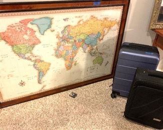Frontgate Rand McNally "World Classic" map 53"×36" $39 - pending
Shredders available $10ea