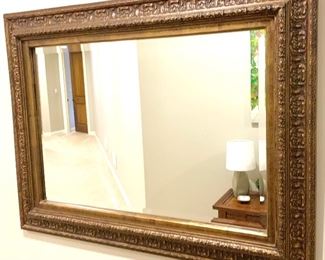 Beveled mirror 47"×2"×35" $75