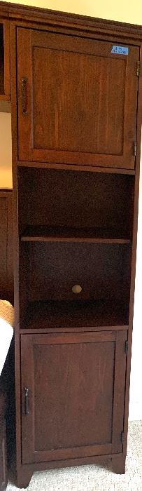 Pottery Barn storage cabinet for queen bed 18"×14"×73" $75