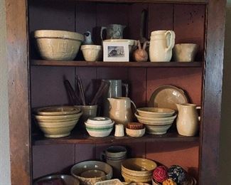 Amazing collection of beautiful early American pottery