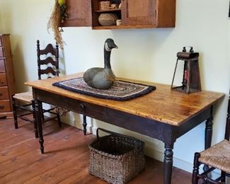 Pine harvest table,1850-1860, from NY state 
