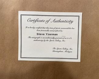 Steve Yzerman 50th Goal Framed Picture