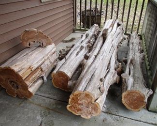 Seasoned Cedar Logs