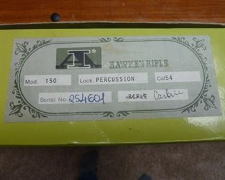 Hawken Black Powder Rifle (Cal. 54) Mod #150