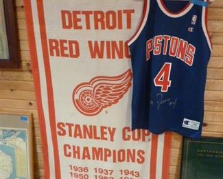 Detroit Red Wings Stanley Cup Banner