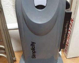 Simplicity Upright Vac.