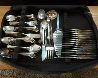 Silver Plate Flatware Set
