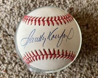 Sandy Koufax signed baseball (authentication pending)