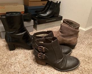 Lots of stylish shoes, mostly size 8