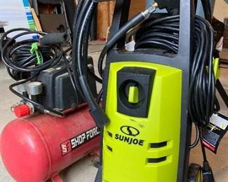 Power washer and compressor