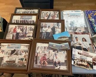 Vintage Destin charter boat fleet photos. 