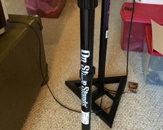 Set of 3 Stage stands for Karaoke set up, also includes RSQ Neo-22 and RSQ KA 2000 Stereo digital delay and karaoke amplifier, and Pre Sonus high def studio monitor 