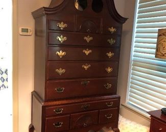 Hickory High Boy Dresser from James River Collection