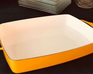 Dansk Yellow casserole pan