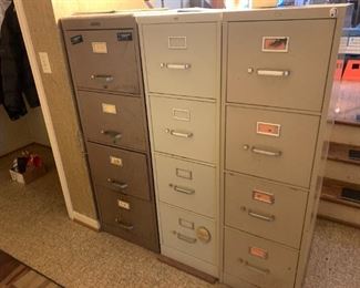 HON and other Metal File Cabinets