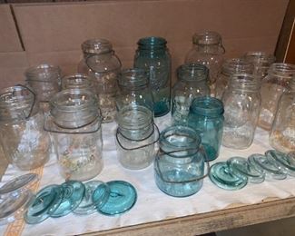 Ball Jars, Mason Jars, Glass Lid