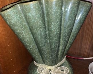 Pottery Fan Vase