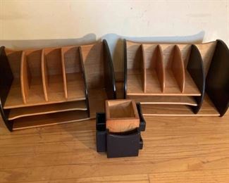 Fine Wooden Office Organizers