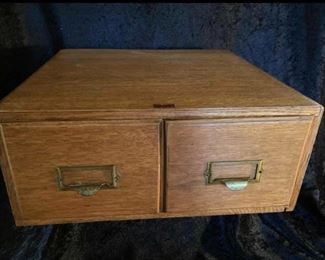 Weis Card Catalog Cabinet