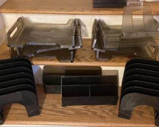 Metal file storage, desk  items