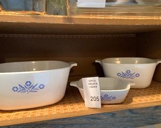 Vintage Corning Cornflower Blue