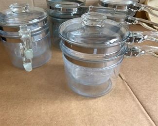 Vintage Pyrex Double Boilers, Candy Making