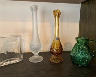 Fenton Vases, other vases
