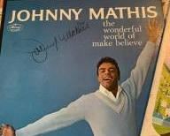 Signed Johnny Mathis Vinyl LP Record Album