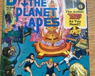 Childrens Book and Record Set Planet of the Apes