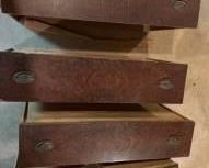 Antique Dresser Drawers Project Pieces