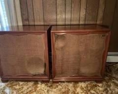 Pilot Radio Corp Vintage Stereo Record Player Speaker