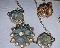 Vintage Necklace Earrings